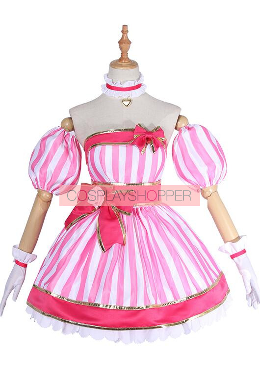 YouTuber Natori Sana Nurse Maid Uniform Dress Outfit Anime Cosplay Costume Set