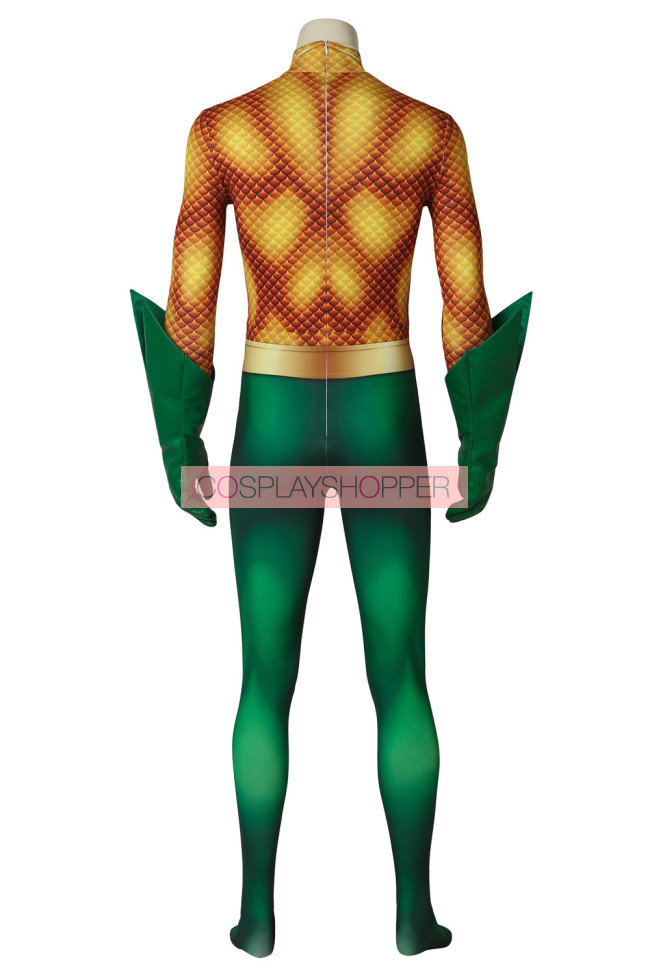 Aquaman Arthur Curry Orin Cosplay Costume Deluxe Halloween Outfit Full Set