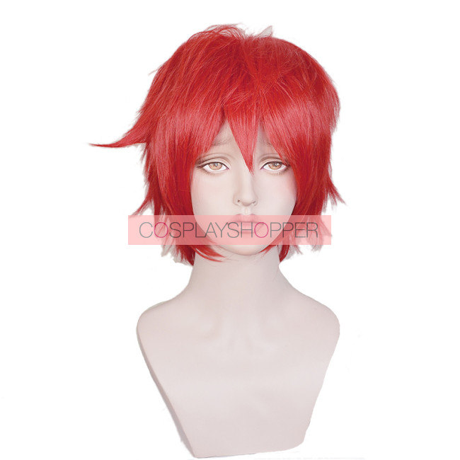 Red 30cm Cells at Work! Erythrocyte / Red Blood Cell Cosplay Wig for Sale
