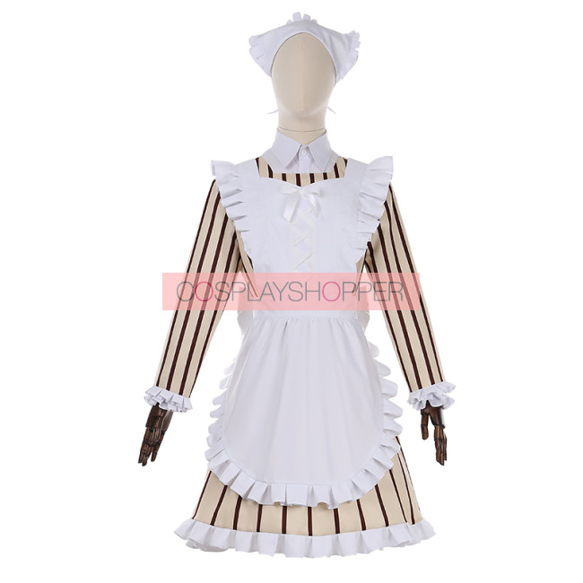 Details about   Black Clover Noelle Silva Maid Dress Cosplay Costume&