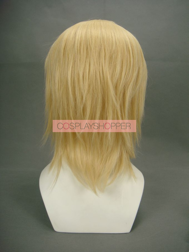 FF Final Fantasy 13 XIII Snow Villiers Cosplay Perücke wig blond gold 