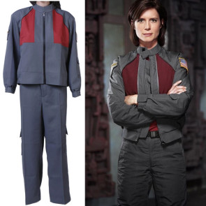 Stargate Atlantis Cosplay Costume Doctor Elizabeth Weir Uniform Jacket Outfit 