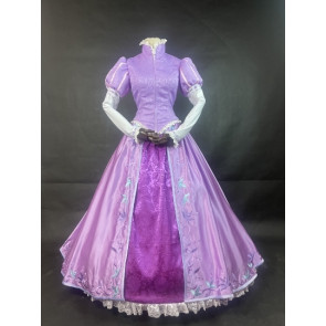 Adult Rapunzel Fancy Dress Anime Cosplay Costume Princess Fairytale Tangled set 